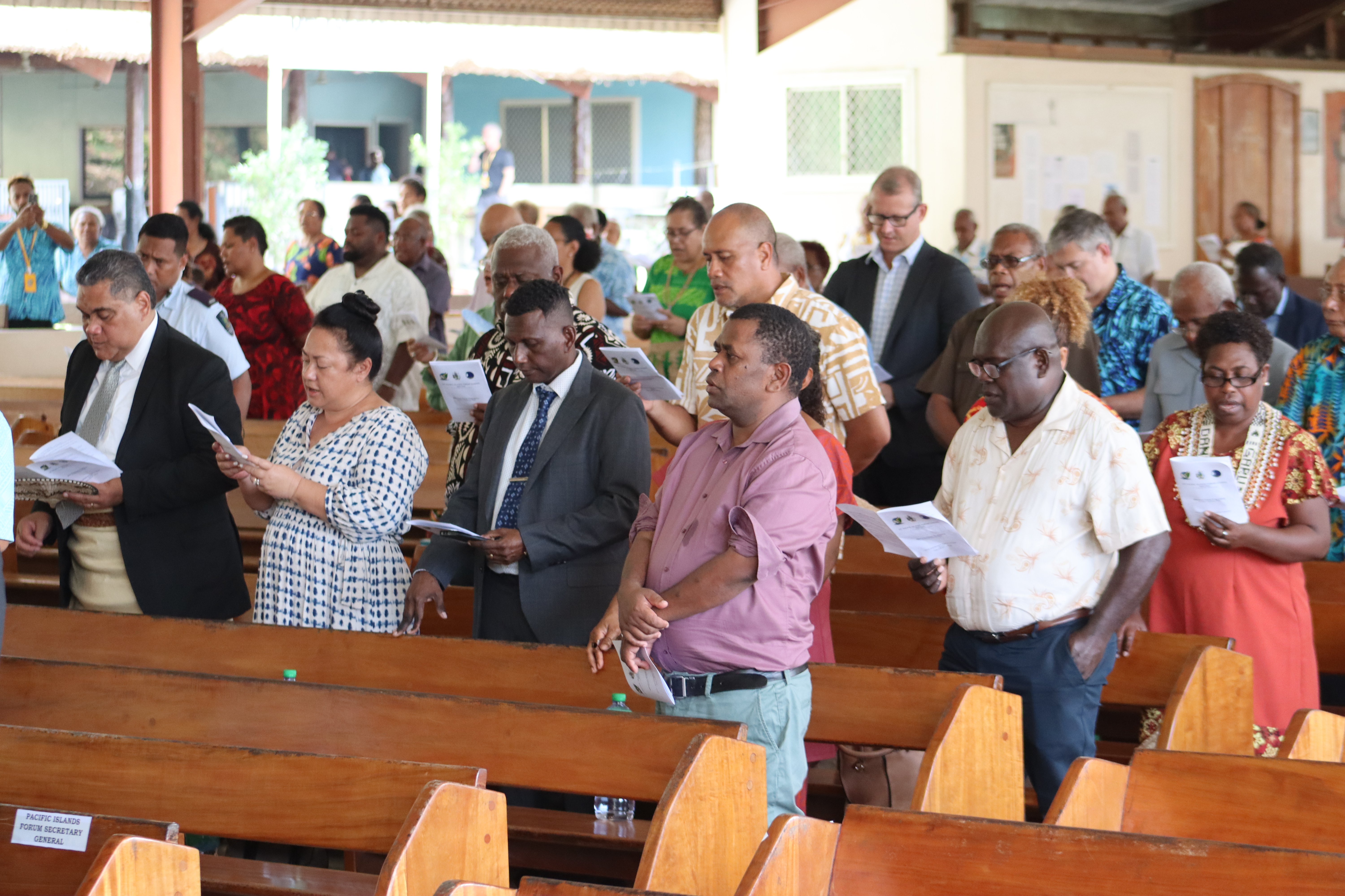 Special Service Marks Start of Pacific Islands Forum Week